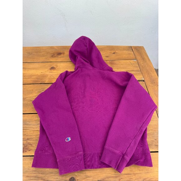 Champion Reverse Weave Womens Purple Hoodie X-Large - Picture 7 of 7